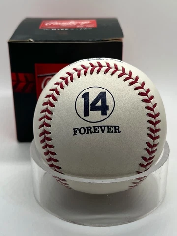 Peter Rose 14 Forever Cincinnati Reds Official MLB Rawlings Baseball Quantity Cover