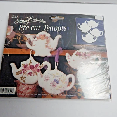 Bucilla ~Teteras precortadas ~4 (6" X 4") con 4 piezas traseras Foto 1 de 4