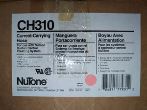 NuTone Central Vacuum Current-Carrying Crushproof Hose, 30 Ft. #CH310 - Picture 1 of 1