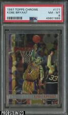 1997 Topps Chrome #171 Kobe Bryant Los Angeles Lakers HOF PSA 8 NM-MT 