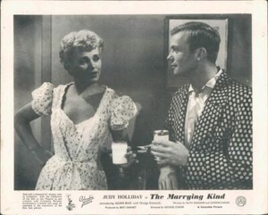THE MARRYING KIND JUDY HOLLIDAY ALDO RAY BRITISH ORIGINAL LOBBY CARD 1952