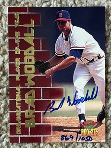 Brad Woodall signed 1995 Signature Rookies - #869/1050