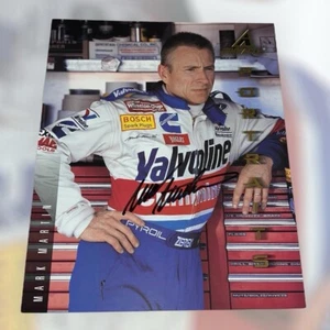 Mark Martin NASCAR HOFer PINNACLE PORTRAITS 1997 #MM2 VINTAGE autographed photo - Picture 1 of 2