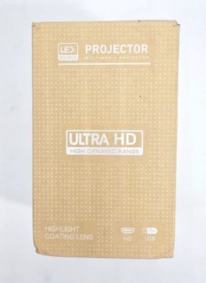 Mini Projector, Magcubic HY300 Auto Keystone Correction Portable Projector, 4K - Image 1 of 3