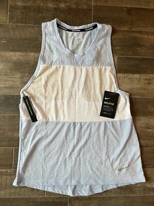 NWT MEDIUM WOMEN Nike BREATHE Miler Logo Tank Top Dri-Fit Running Gym Training - Picture 1 of 7