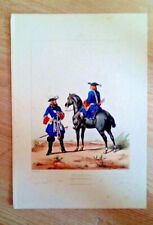 Litho David Militaria " Cavalerie " Louis XIV    De Noiremont