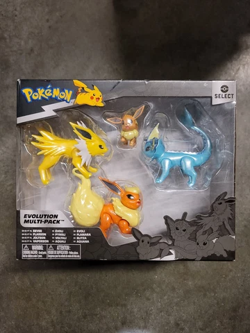 Pokémon Eevee Jolteon Vaporeon Flareon - Select Evolution Multi Pack read descri Cover