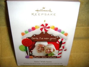 HALLMARK KEEPSAKE 2011 SITTIN' WITH SANTA ( PICTURE FRAME ) - Picture 1 of 1