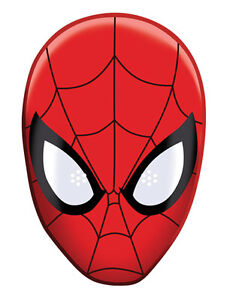 Spider-Man Marvel Officially Licensed Single Card Superhero Party Fun Face Mask