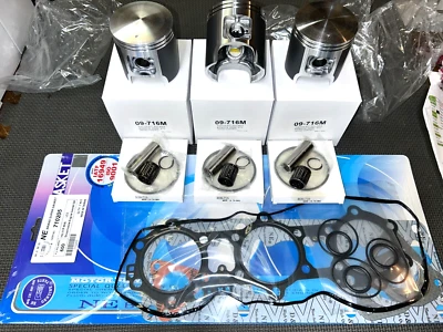 1998 1999 2000 Polaris 600 XLT_SP_LTD_Touring_Kit de reconstrução de pistões/gaxetas clássicas - Imagem 1 de 3