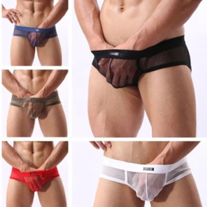 Sexy Herrenunterwäsche Boxershorts Mesh Shorts Hose durchsichtig durchsichtig Unterhose - Bild 1 von 21