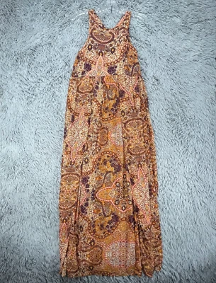 Maxi Vestido Xhilaration Juniors XS Colorido Boho Festival Y2K Fluido Etéreo Foto 1 de 4