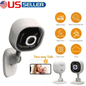 New 1080P Baby Monitor Wifi IP Home Security Camera Two Way Talk CCTV Camera - Picture 1 of 14