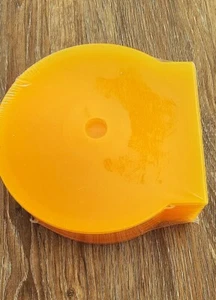 10x Pack CD DVD Game Disk Clamshell Storage Case Orange - Afbeelding 1 van 3