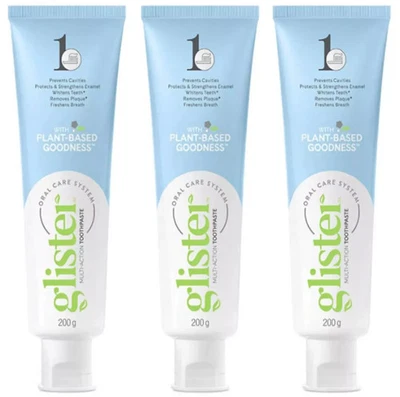 Amway GLISTER x 3 Multi-Action Fluoride Zahnpasta 151ml/200g - ohne Box - aus UK