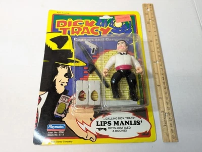 Dick Tracy Coppers And Gangsters Lips Manlis Action Figure Playmates 1990 Disney - Image 1 of 4