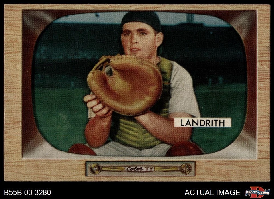 1955 Bowman #50 Hobie Landrith Reds 7 - NM - Image 1 of 1