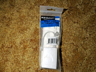 MCM ELECTRONICS ADSLF LINE FILTER/SPLITTER - Image 1 of 3
