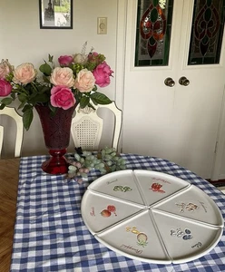 PotteryBarn - Keramik - Pizza Buono - Scheibenteller - 6er Set - Neu - Bild 1 von 11