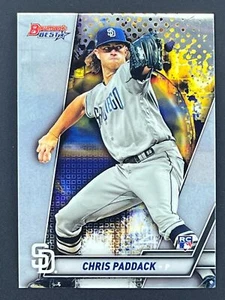 CHRIS PADDACK RC 2019 Bowman's Best #2 San Diego Padres - Picture 1 of 2