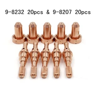 9-8207 Plasma Cutting Torch 9-8232 Electrode Tips Nozzle 40A for SL60 SL100 PK40 - Picture 1 of 7
