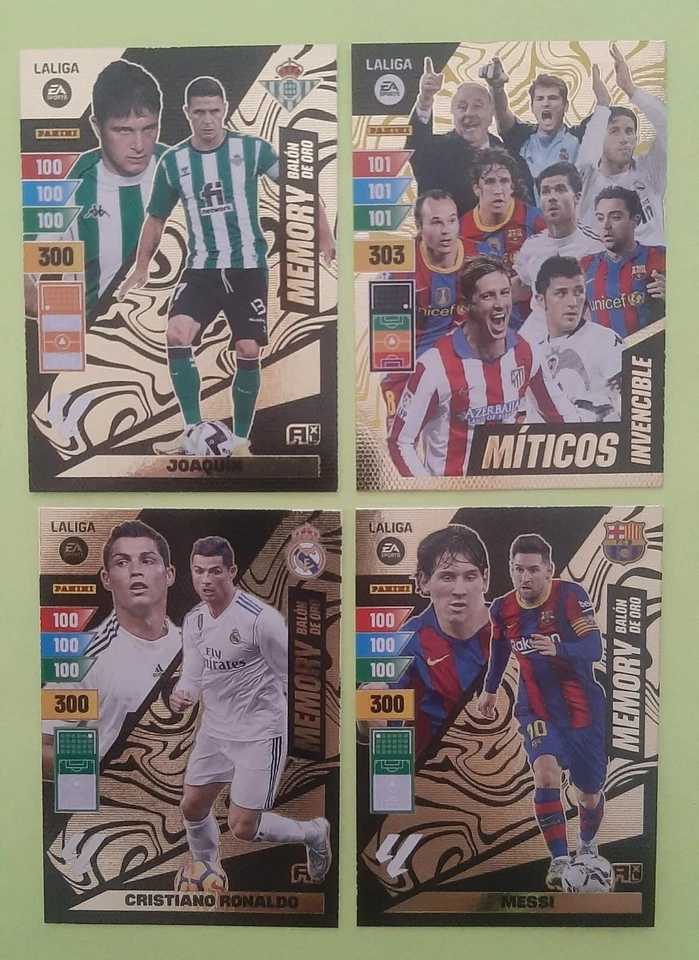 ESCOGE TU MEMORY BALON DE ORO  O MITICOS INVENCIBLE ADRENALYN 23-24 - Imagen 1 de 1