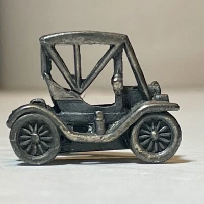 Винтажный оловянный зажим для галстука антикварный автомобильный маленький зажим - Изображение 1 из 4