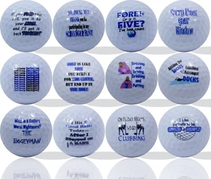 Golf Humor #2 Golf Balls 12 pack - Perfect Gift Idea! - Picture 1 of 1