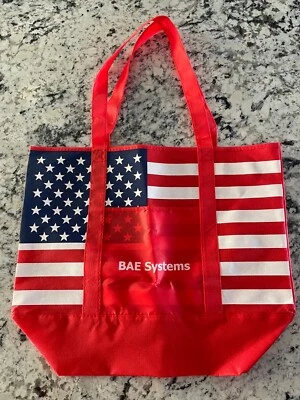 Bolso de Mano BAE Systems Bandera Americana Rojo NUEVO Foto 1 de 3