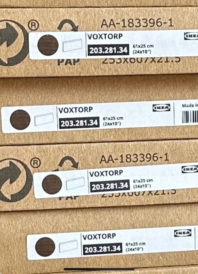 IKEA Walnut VOXTORP 24x10 " (61x25 cm) Drawer Front *flaws* 203.281.34 #3