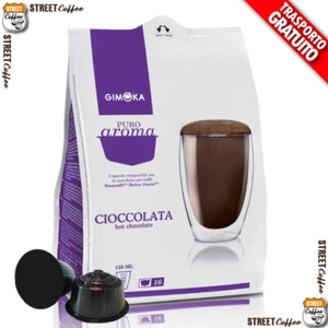 96 Cialde Espressopads Schoko Chocolate Gimoka Compatible Nescafe Dolce Gusto - Bild 1 von 4