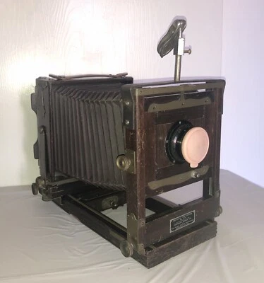Câmera de visão Eastman nº. Fabricado em 2D por Folmer Graflex Bausch & Lomb Tessar - Imagem 1 de 4