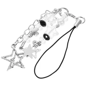 Pentagram Mobile Phone Chain Student Charm Weaving Charms Aesthetic Cute - Zdjęcie 1 z 12