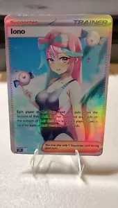 Iono Full Art Goddess Story Pokemon Waifu Trading Card Holofoil - Picture 1 of 2