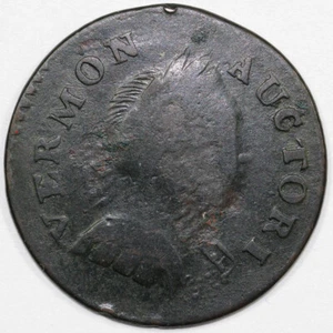 1788 1c Vermont Colonial Copper Coin - Picture 1 of 2