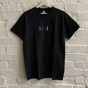T-Shirt Actual Fact Beatles Abbey Road schwarz bestickt - Bild 1 von 3