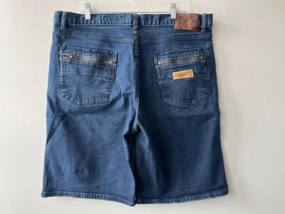 VTG Y2K LRG Denim Shorts Mens 40 Blue Jean Skater Baggy Lifted Research Group - Image 1 of 4