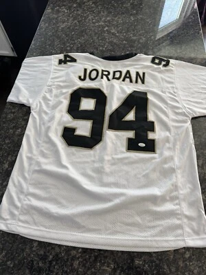 Camiseta personalizada firmada autografiada por Cameron Jordan de los New Orleans Saints (certificado de autenticidad JSA) Foto 1 de 4