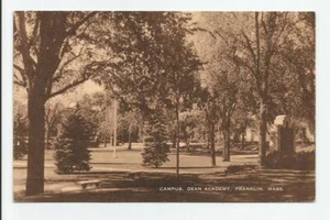 Campus Dean Academy Franklin Massachusetts Postcard Vintage unposted MA - Picture 1 of 2
