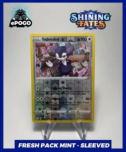 Indeedee 042/072 Pokemon TCG Shinting Fates Reverse Holo Rare POKÉMON MINT - Picture 1 of 2