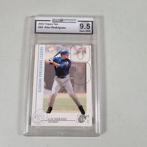 Alex Rodriguez Card 2002 Topps Ten #69 GA 9.5 Gem Mint Graded Yankees MLB  - Picture 1 of 3