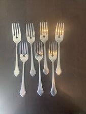 WM.A. Rogers Deluxe Stainless Salad Fork Set Of 7