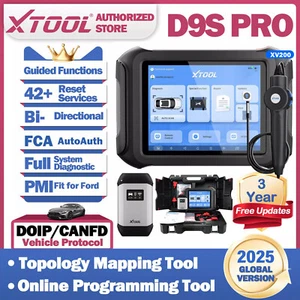 XTOOL D9S PRO Car Diagnostic Scanner Tool Topology Bidirectional Key Programming - Bild 1 von 13