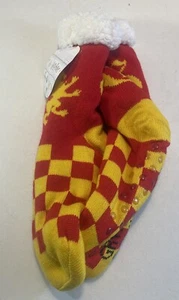 Harry Potter Gryffindor Sherpa gefütterte Socken rutschfeste Unterseite Erwachsene Einheitsgröße neu mit Etikett - Bild 1 von 3
