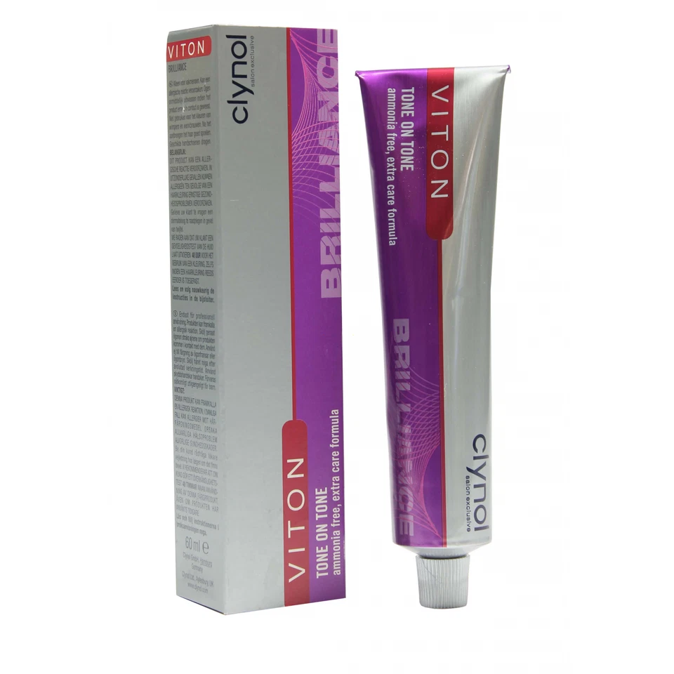 Clynol Viton Brilliance Tone on Tone Haar Tönung ohne Ammoniak v. Nuancen 60ml — 第 1/1 张图片