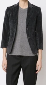 Chaqueta Blazer THE ROW Lefman Talla 6 Gris Peltre Nueva Con Etiquetas Sin Stock Difícil de Encontrar - Imagen 1 de 5