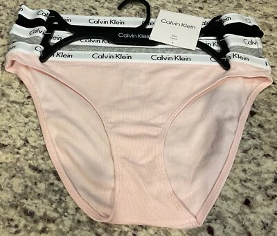 CALVIN KLEIN Women’s Sz M 3 Pack QP3266X-001 Pink, Grey, Black MSRP $35 NWT - Image 1 of 4