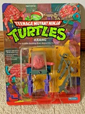 Vintage TMNT Krang Action Figure MOC Excellent Condition