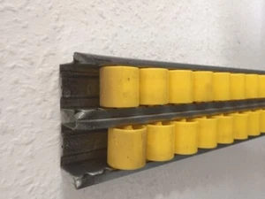 5 x1.045 mm Röllchenbahn SSi-Schäfer Röllchenleiste Rollenbahn Rollenleiste - Bild 1 von 4