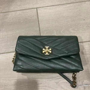 Tory Burch Kira Chevron Damen Umhängetasche - Sycamore/Rolled Gold - Bild 1 von 4